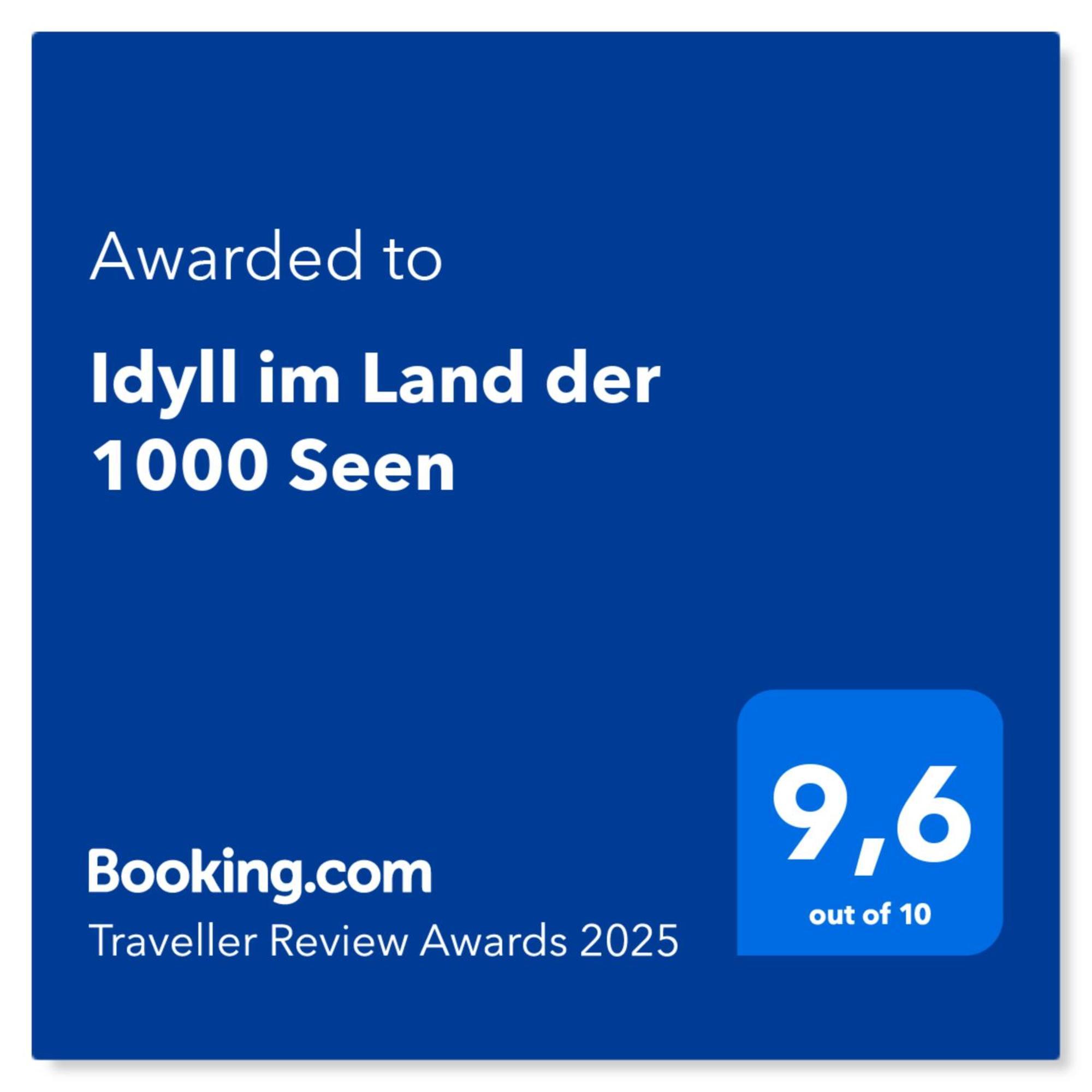 Idyll Im Land Der 1000 Seen Liessow  외부 사진